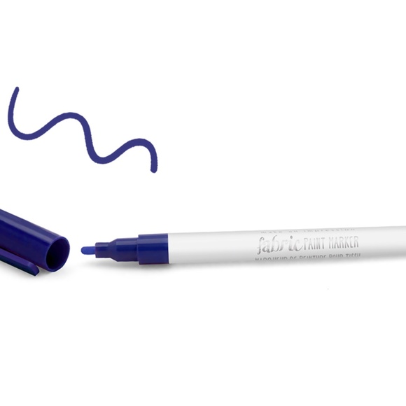Permanent Fabric Paint Marker (Blue Sapphire) - Picture 9 of 9